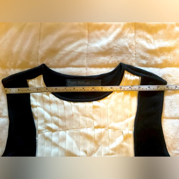 Yigal Azrouel White and Black Blouse - Picture 3 of 7